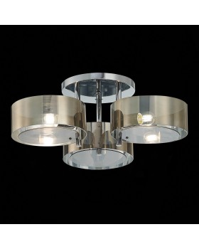 SL483.702.03 Люстра потолочная Хром/Дымчатый E27 3*40W FORESTA-foto4