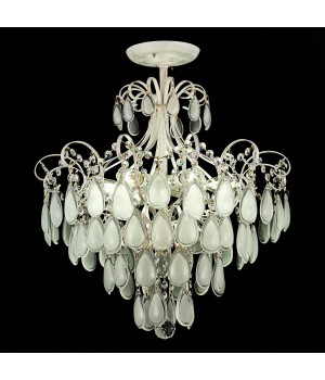 SLE160302-06 Светильник потолочный Золотистый/Белый матовый E14 6*60W MAGONZA-foto9