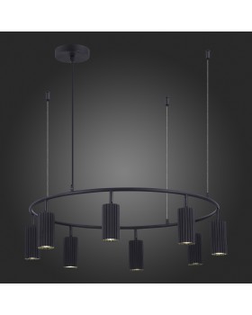 SL1213.403.08 Светильник подвесной ST-Luce Черный/Черный GU10 8*5W 4000K KENDO-foto5