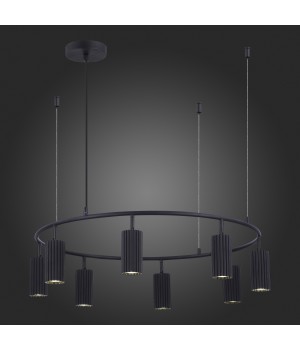 SL1213.403.08 Светильник подвесной ST-Luce Черный/Черный GU10 8*5W 4000K KENDO-foto5