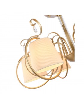 SL177.203.06 Люстра подвесная, потолочная Золотистый/Белый E14 6*40W AZZURRO-foto11