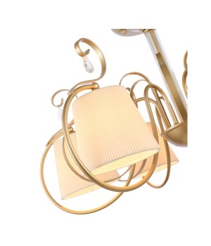 SL177.203.06 Люстра подвесная, потолочная Золотистый/Белый E14 6*40W AZZURRO-foto11