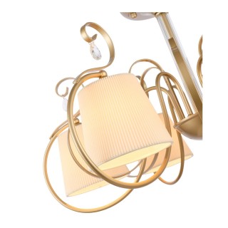 SL177.203.06 Люстра подвесная, потолочная Золотистый/Белый E14 6*40W AZZURRO-foto11