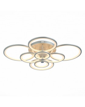 SLE200392-08 Светильник потолочный Серебристый/Белый LED 1*256W 3000-6000K LETO-foto2