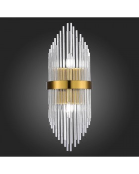 SL1178.201.02 Бра ST-Luce Золотистый/Золотистый, Прозрачный E14 2*40W AREZZO-foto3