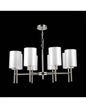 SLE107303-08 Светильник подвесной Никель/Белый E14 8*40W NOIA-foto5