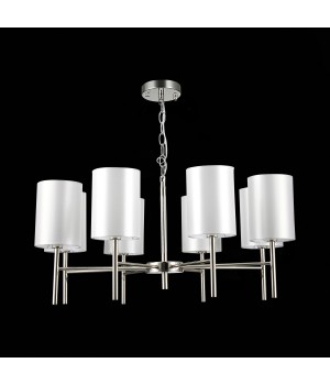 SLE107303-08 Светильник подвесной Никель/Белый E14 8*40W NOIA-foto5