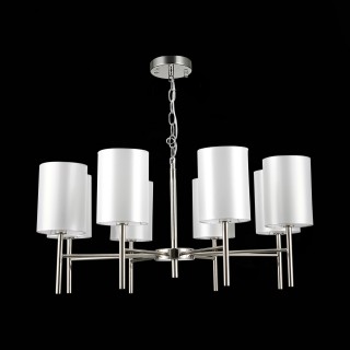 SLE107303-08 Светильник подвесной Никель/Белый E14 8*40W NOIA-foto5