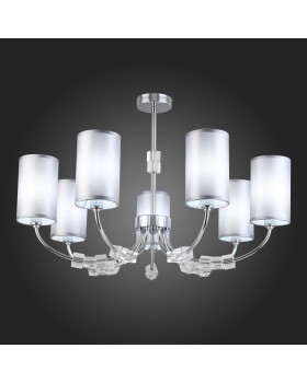 SLE156002-07 Люстра потолочная Хром/Серый E14 7*40W EMMI-foto6