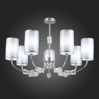 SLE156002-07 Люстра потолочная Хром/Серый E14 7*40W EMMI-foto6