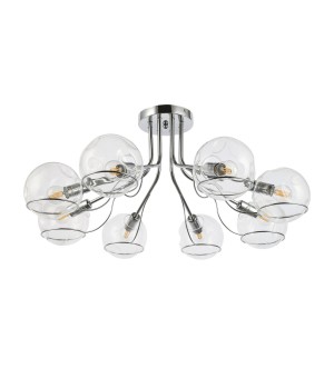 SLE102502-08 Люстра потолочная Хром/Прозрачный E14 8*40W BACA-foto2