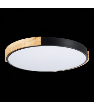 SLE201342-01 Светильник потолочный Черный, Светлое дерево/Белый LED 1*40W 3000K/4000K/6000K DELIA-foto6