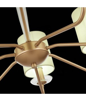 SLE108002-07 Люстра потолочная Золотистый/Бежевый E14 7*40W RITA-foto7