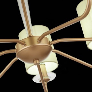 SLE108002-07 Люстра потолочная Золотистый/Бежевый E14 7*40W RITA-foto7