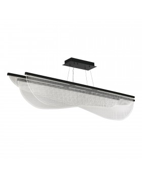 SL6509.423.01 Светильник подвесной ST-Luce Черный/Прозрачный LED 1*60W 4000K FESALE