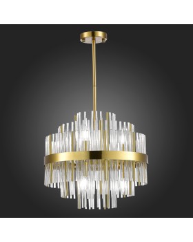 SL1634.303.06 Люстра подвесная ST-Luce Латунь/Прозрачный E14 6*60W RENS-foto5