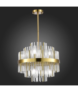 SL1634.303.06 Люстра подвесная ST-Luce Латунь/Прозрачный E14 6*60W RENS-foto5