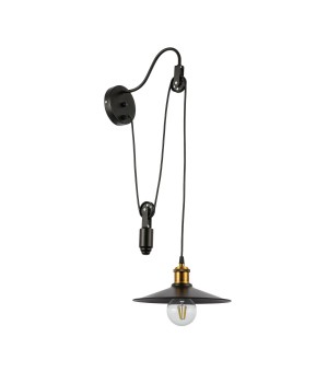 SLE120501-01 Светильник настенный Черный/Черный E27 1*60W ESPERAZZA-foto2