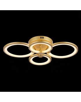 SLE200322-04 Светильник потолочный Золотистый/Белый LED 1*100W 3000-6000K LETO-foto7