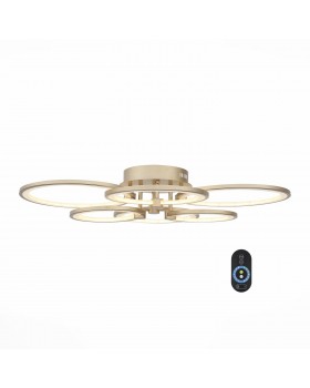 SL867.202.06 Люстра потолочная ST-Luce Золотистый/Белый LED 1*85W 3000K-6000K TWIDDLE DIMMER-foto2