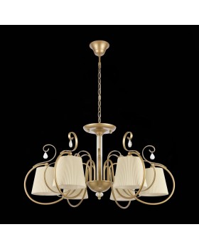 SL177.203.06 Люстра подвесная, потолочная Золотистый/Белый E14 6*40W AZZURRO-foto8