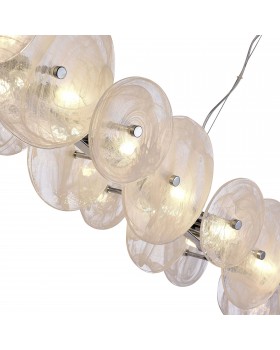 SL1658.113.12 Люстра подвесная ST-Luce Хром/Прозрачно-Белый G9 12*5W 4000K ELSA-foto4