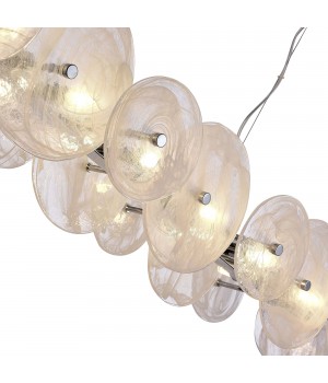 SL1658.113.12 Люстра подвесная ST-Luce Хром/Прозрачно-Белый G9 12*5W 4000K ELSA-foto4