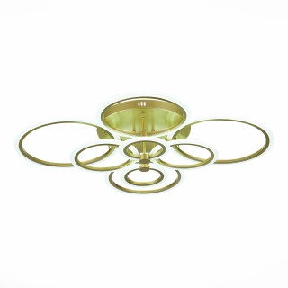 SLE500522-08 Светильник потолочный Золотистый/Белый LED 1*212W 3000-6000K CERINA-foto3