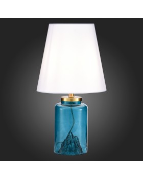 SL1000.214.01 Прикроватная лампа ST-Luce Синий/Белый E27 1*40W ANDE-foto5