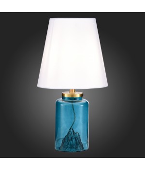 SL1000.214.01 Прикроватная лампа ST-Luce Синий/Белый E27 1*40W ANDE-foto5