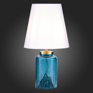 SL1000.214.01 Прикроватная лампа ST-Luce Синий/Белый E27 1*40W ANDE-foto5