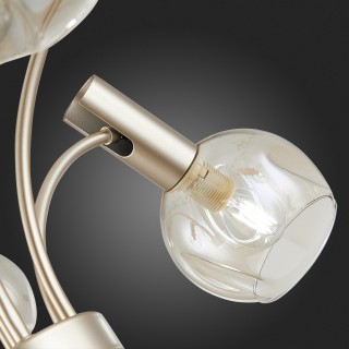 SLE104203-06 Люстра подвесная Шампань/Коньячный E14 6*40W BALCHINO-foto3