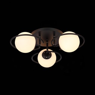 SL418.402.03 Люстра потолочная Черный/Белый E27 3*60W GALIO-foto4