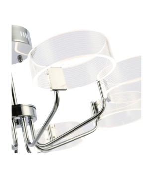 SLE283102-08 Люстра потолочная Хром/Белый LED 8*8W 3000K SOLLA-foto3