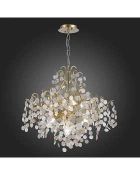 SL1650.303.08 Люстра подвесная ST-Luce Латунь/Прозрачный, Золотой E14 8*60W RAVELLO-foto5