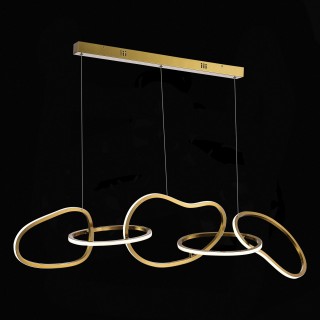 SL6505.203.45 Светильник подвесной ST-Luce Золотистый/Золотистый LED 1*45W 4000K ABRA-foto3