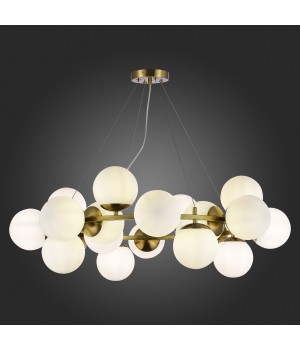 SLE1191-203-20 Люстра подвесная Золотистый/Белый E27 20*60W FRATTA-foto6