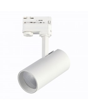 ST661.546.20 Св-к трек. Белый LED 1*20W 4000K 1 600Lm Ra>90 38° IP20 L150xW70xH202 165-265V Трехфазная трековая система-foto3
