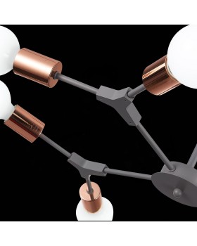 SLE106403-08 Люстра подвесная Серый, Розовое золото E27 8*60W PALARE-foto7