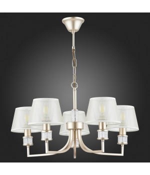 SLE107503-05 Люстра подвесная Золотистый/Шампань E14 5*40W MANILA-foto8