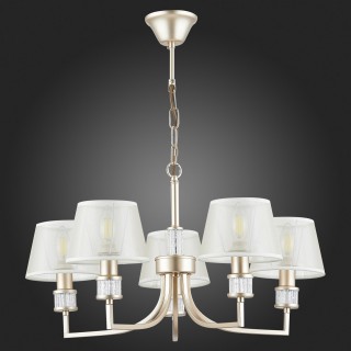 SLE107503-05 Люстра подвесная Золотистый/Шампань E14 5*40W MANILA-foto8