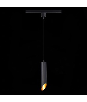 ST152.406.01 Светильник трековый Черный GU10 1*50W IP20 D60xH300 220V Без ламп Однофазная трековая система-foto3