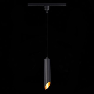 ST152.406.01 Светильник трековый Черный GU10 1*50W IP20 D60xH300 220V Без ламп Однофазная трековая система-foto3