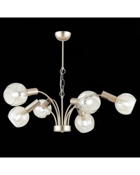 SLE104203-06 Люстра подвесная Шампань/Коньячный E14 6*40W BALCHINO-foto11