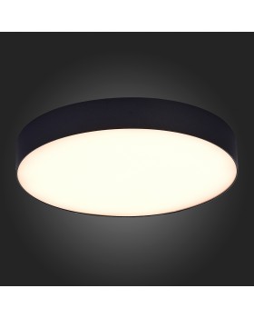ST606.432.48 Светильник потолочный Черный LED 1*48W 3000K 4 320Lm Ra>85 120° IP20 D400xH55 185-265V Накладные светильники-foto4