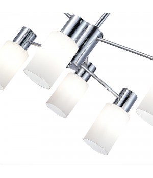 SLE1139-102-06 Люстра потолочная Хром/Белый E14 6*60W GESSI-foto3