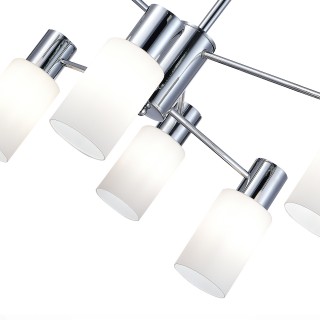 SLE1139-102-06 Люстра потолочная Хром/Белый E14 6*60W GESSI-foto3