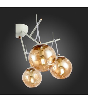 SLE110202-05 Люстра подвесная Белый/Янтарный E14 5*40W CALLETTA-foto9