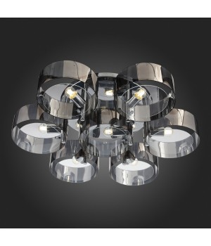 SL483.702.07 Светильник потолочный Хром/Дымчатый E27 7*40W FORESTA-foto15