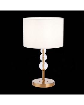 SLE105714-01 Прикроватная лампа Латунь, Прозрачный/Белый E14 1*40W RAMER-foto3